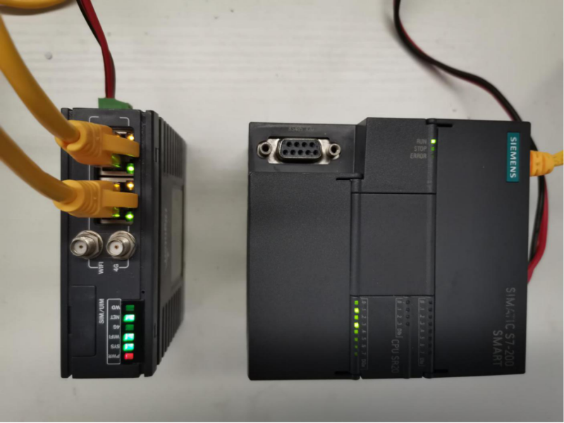 Ezpay智通网关连接plc示意图